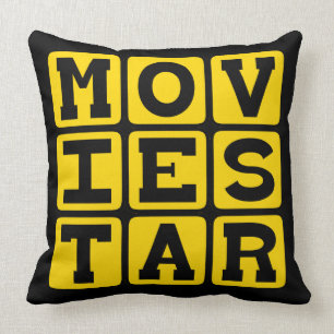 Filmstar, populärer Schauspieler Kissen