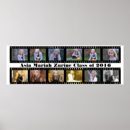 Filmstreifen Alte Fotografie Negatives Poster