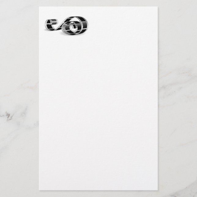 Filmstreifen Briefpapier (Vorderseite)