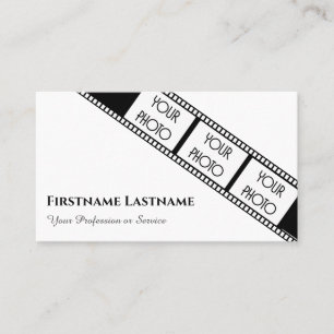 Filmstreifen für Filmemacher und Videographen Visitenkarte