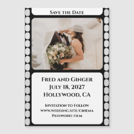 Filmstreifen Save the Date Magneteinladung