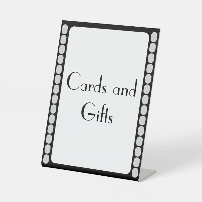 Filmstreifen Sockelschild (Vorderseite)