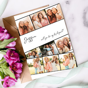 Filmstrip 9 Foto Be Bridesmaid - Vorschlag für ein Einladung