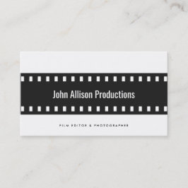Filmstrip Filmmaker Fotograf Visitenkarte