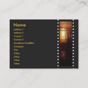 Filmstrip-Visitenkarte Visitenkarte