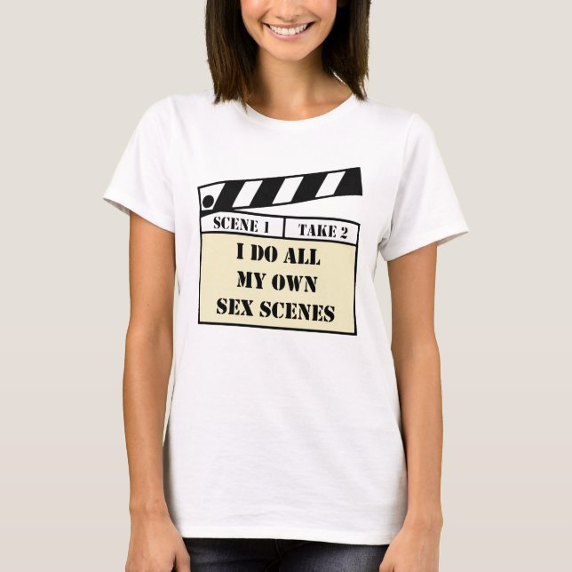 Filmszene weiß T-Shirt (Vorderseite)