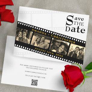 Filmthemen-Filmstreifen Hochzeit individuell Save The Date