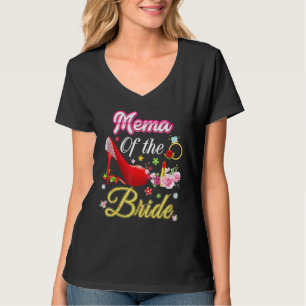 Filmvorführung der Braut Glückliche Hochzeit Blume T-Shirt