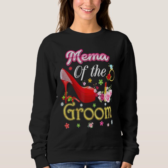 Filmvorführung der fröhlichen Hochzeit Blume Rosa  Sweatshirt (Vorderseite)