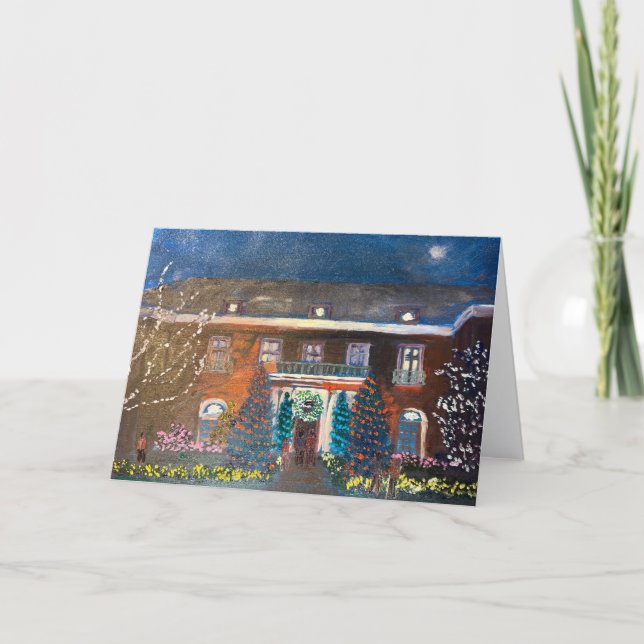 Filoli Holiday Light Show greeting card Dankeskarte (Vorderseite)