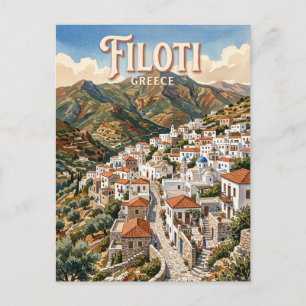 Filoti Griechenland Postkarte
