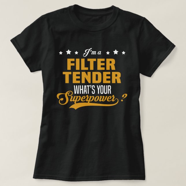 Filter-Ausschreibung T-Shirt (Design vorne)