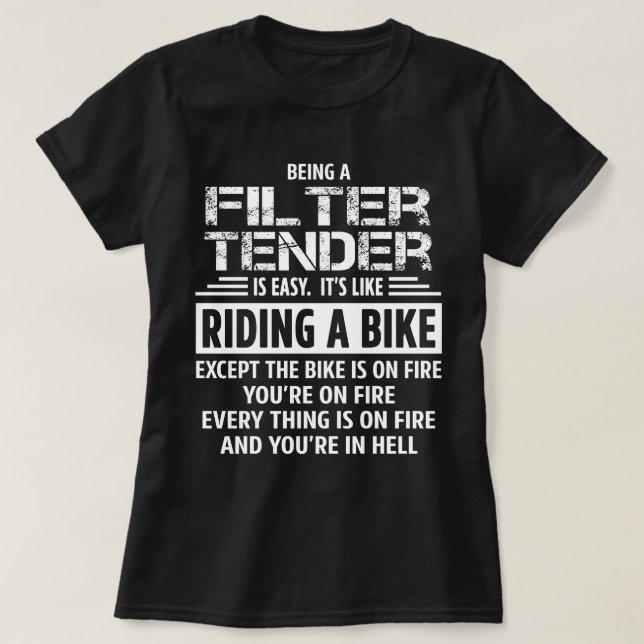Filter-Ausschreibung T-Shirt (Design vorne)