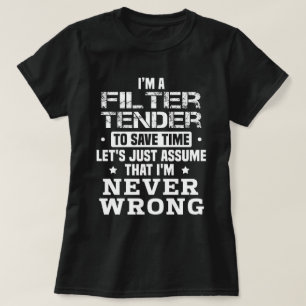 Filter-Ausschreibung T-Shirt