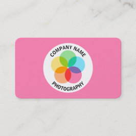 Filter-Blume - Rosa #FF7FB2 Visitenkarte