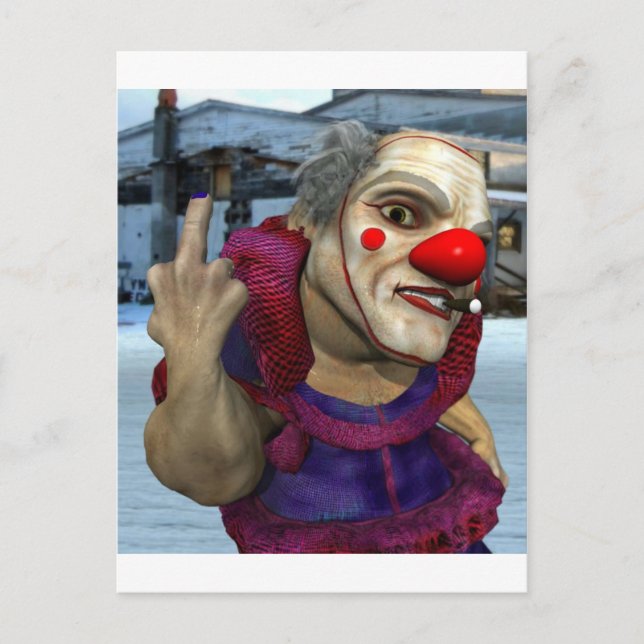 Filthy the Clown Postkarte (Vorderseite)