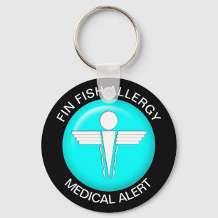 Fin Fish Allergy Schlüsselanhänger
