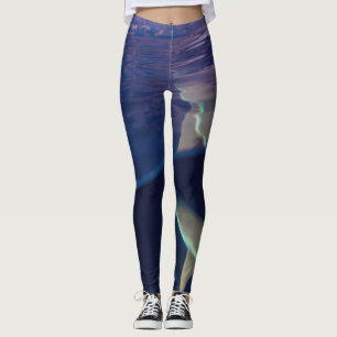 Fin Sunset Shark gedruckt Leggings