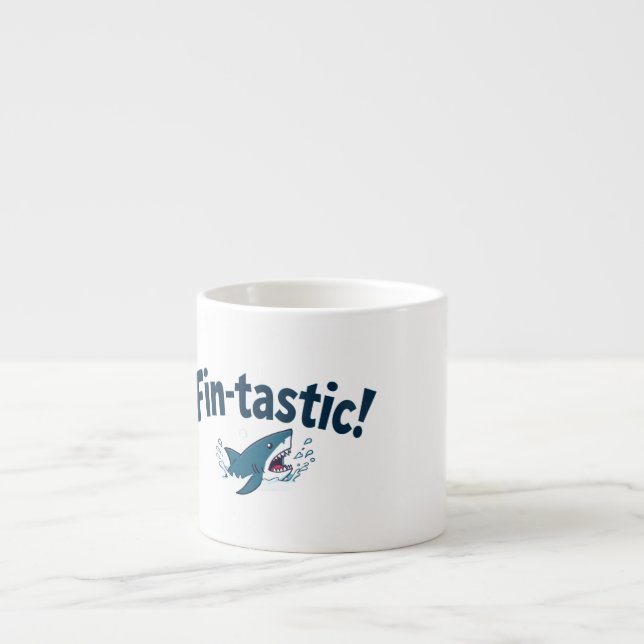 "Fin_Tastic!" Espressotasse (Vorderseite)