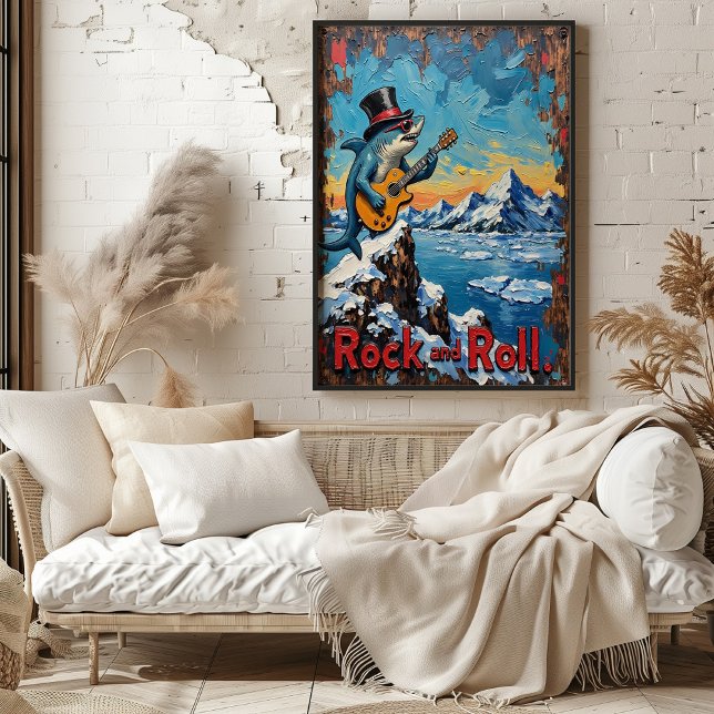 Fin-tastic Shred, Wintergewässer Poster (Von Creator hochgeladen)