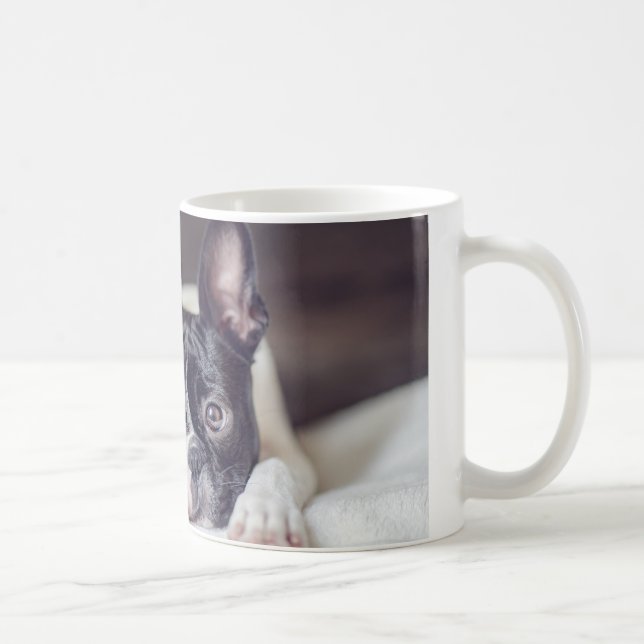 Fina das Boston Terrier Kaffeetasse (Rechts)