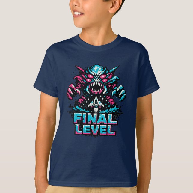 Final Boss Level Arcade  T-Shirt (Vorderseite)