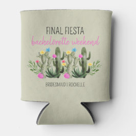 Final Fiesta Personalized Bachelorette Party Dosenkühler