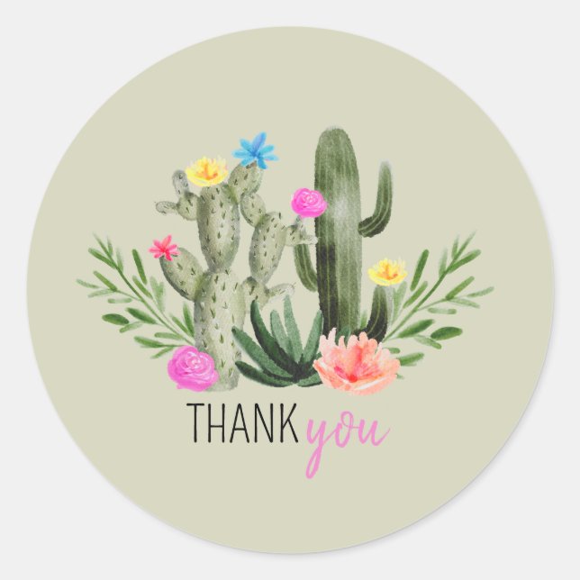 Final Fiesta Thank you Stickers (Vorderseite)