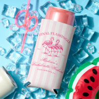 Final Flamingle Pink Striped Bachelorette