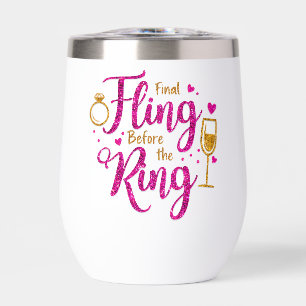 Final Flying Glitzer Wine Tumbler