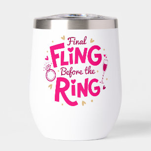 Final Flying Pink Wine Tumbler