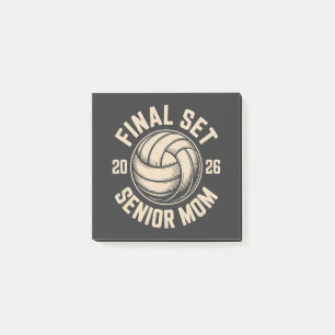 Final Set Senior Mama 2026 Abschluss Volleyball Post-it Klebezettel