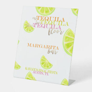 Finale Fiesta Margarita Bar Tequila Sockelschild