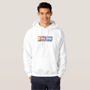 Finaler Sprint Retro-Rennsport Hoodie