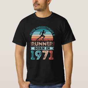 Finalist geboren im 50. Geburtstagsgeschenk 1971 V T-Shirt
