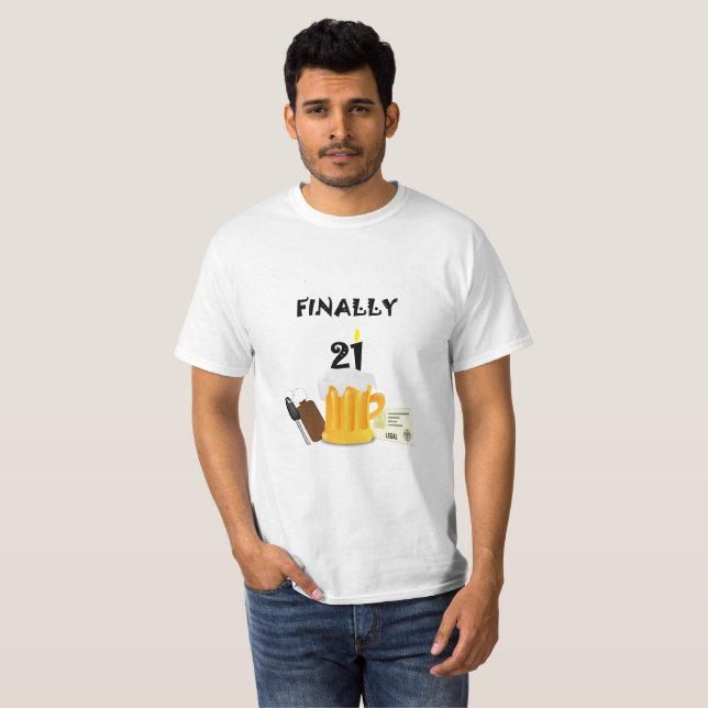 Finally 21 T-Shirt (Vorne ganz)