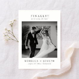 Finally Old Money Wedding Photo Save The Date