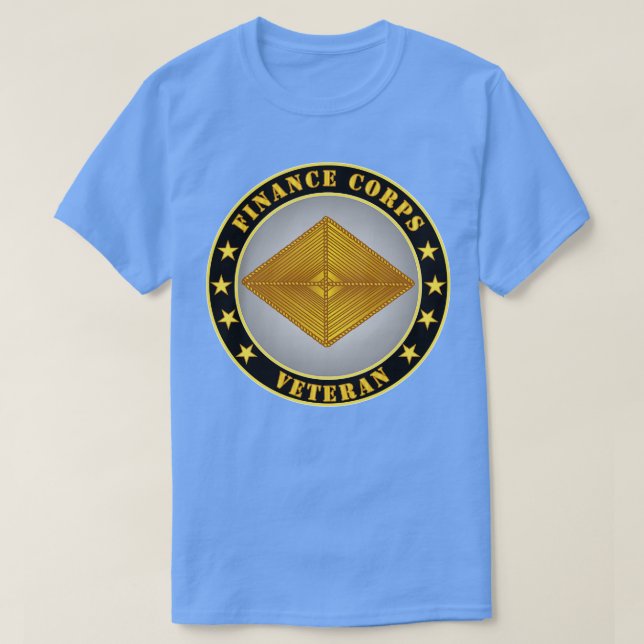 Finance Corps Veteran T-Shirt (Design vorne)