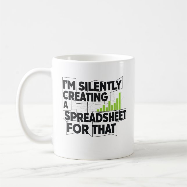 Finance Growth Chart Motivational Mug Kaffeetasse (Links)