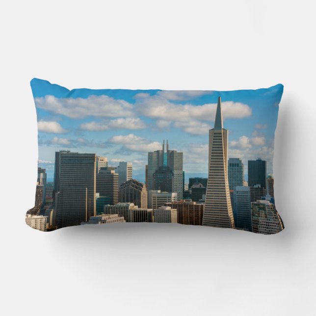 Financial District Skyline von San Francisco Lendenkissen (Vorderseite)