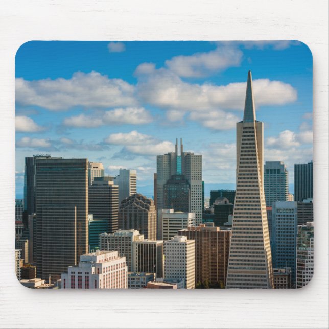 Financial District Skyline von San Francisco Mousepad (Vorne)