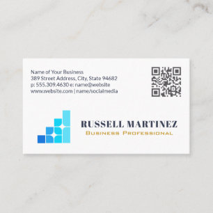 Finanz Corporate Logo   QR-Code Visitenkarte