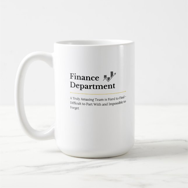 Finanzabteilung - Kaffeevollzug - Tasse (Links)