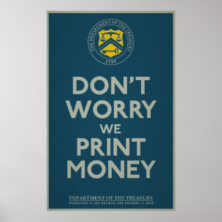 Finanzabteilung Parody Print Poster