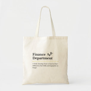 Finanzabteilung tragetasche