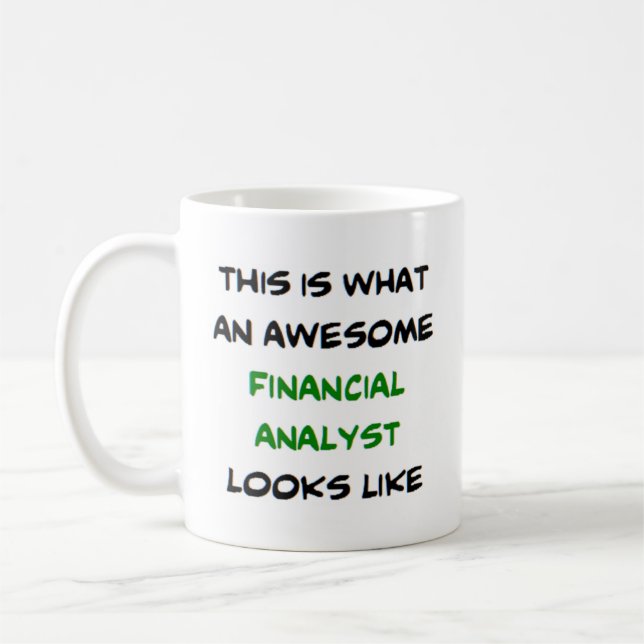 Finanzanalytiker, phantastisch kaffeetasse (Links)