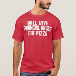 Finanzberater gibt finanzielle Beratung für P T-Shirt