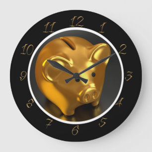 Finanzberater Große Wanduhr