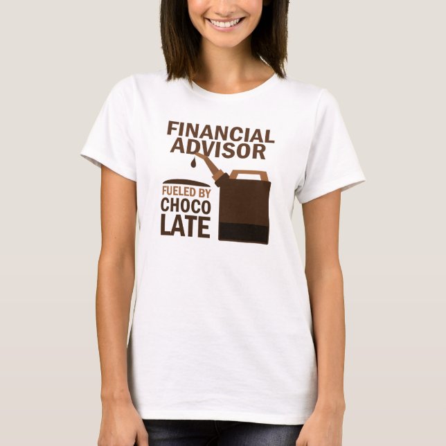 Finanzberater-(lustige) Schokolade T-Shirt (Vorderseite)