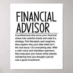 Finanzberater Poster